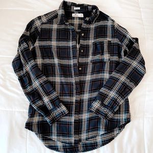 Boyfriend Fit Button Down Flannel